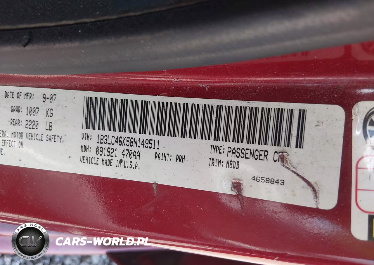 2008 Dodge Avenger Se VIN:1B3LC46K58N149511 - 9