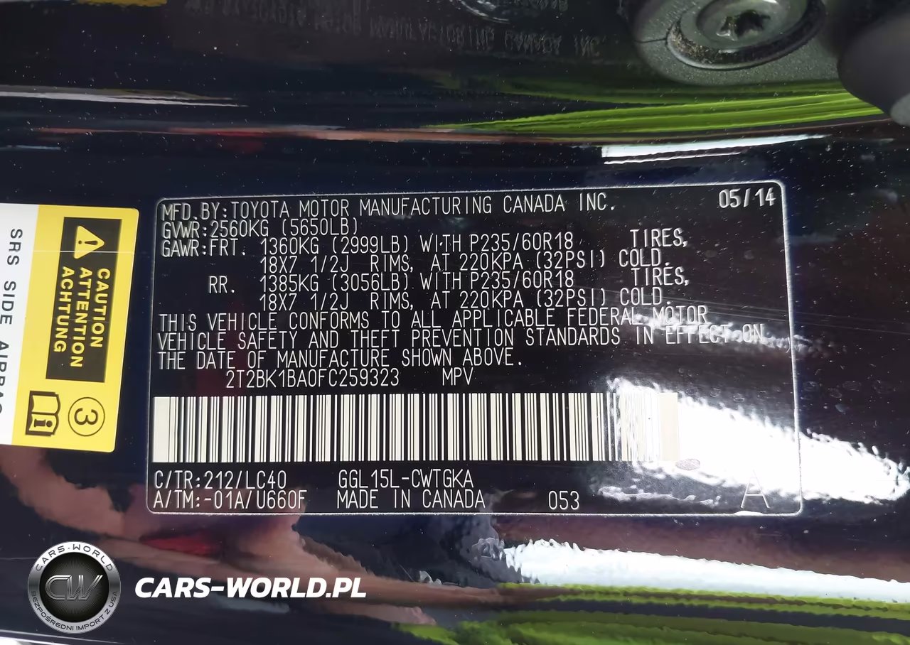 2015 Lexus Rx 350 VIN:2T2BK1BA0FC259323 - 9