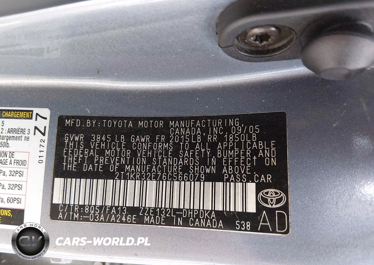 2006 Toyota Matrix VIN:2T1KR32E76C566079 - 9