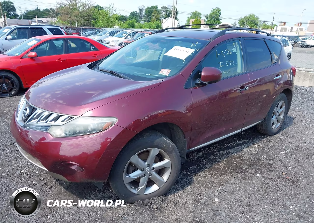 2009 Nissan Murano Sl VIN:JN8AZ18W59W116673 - 2