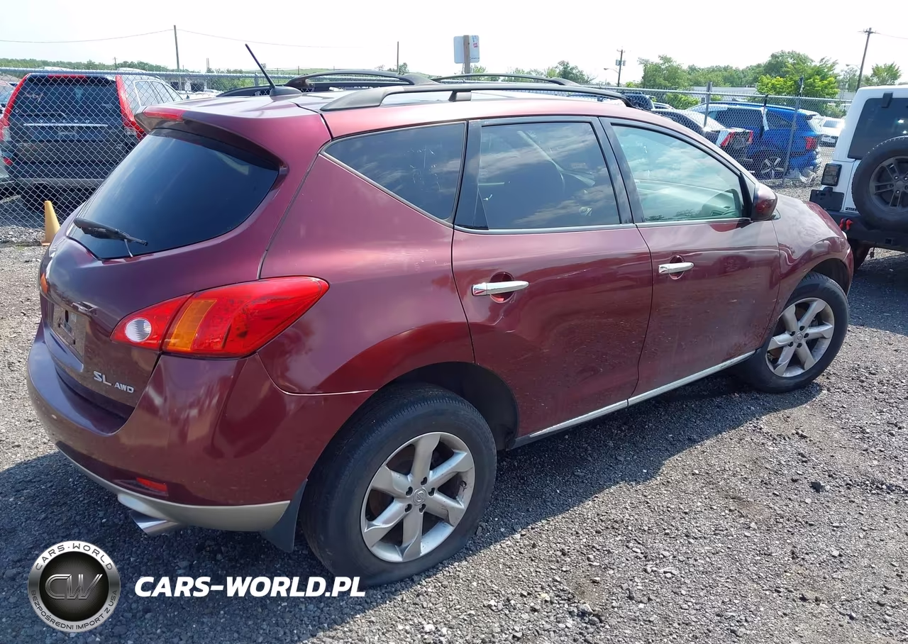 2009 Nissan Murano Sl VIN:JN8AZ18W59W116673 - 4