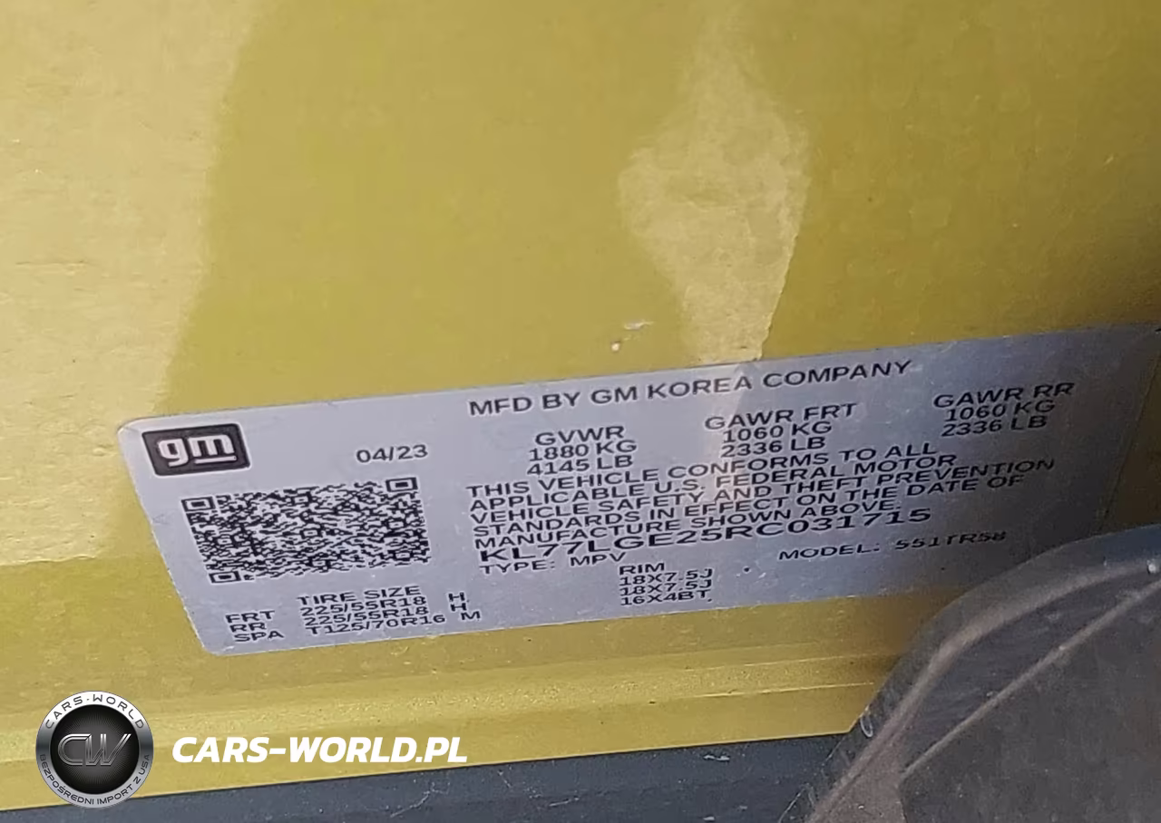 2024 Chevrolet Trax Fwd 1Rs VIN:KL77LGE25RC031715 - 9