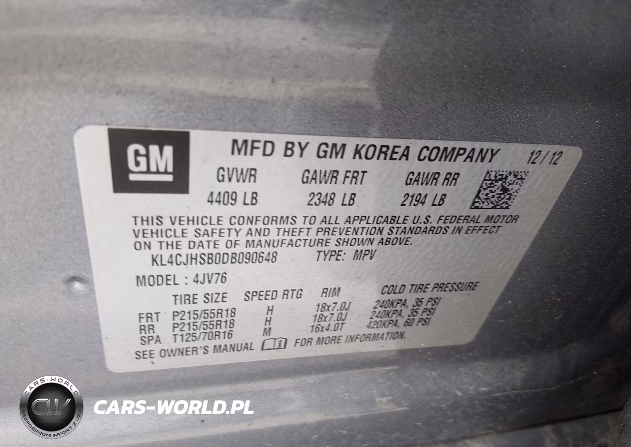 2013 Buick Encore Premium VIN:KL4CJHSB0DB090648 - 9