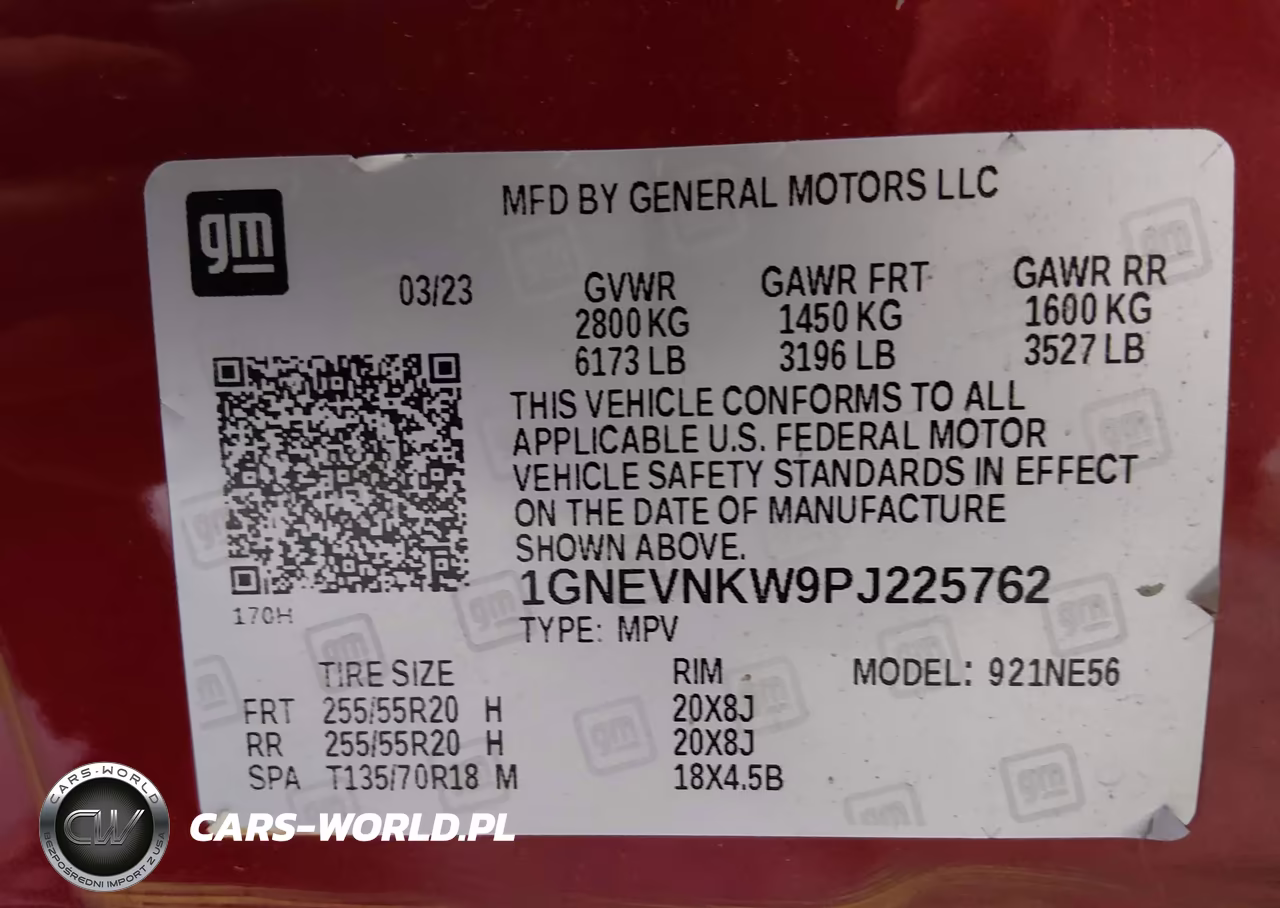 2023 Chevrolet Traverse Awd High Country VIN:1GNEVNKW9PJ225762 - 9