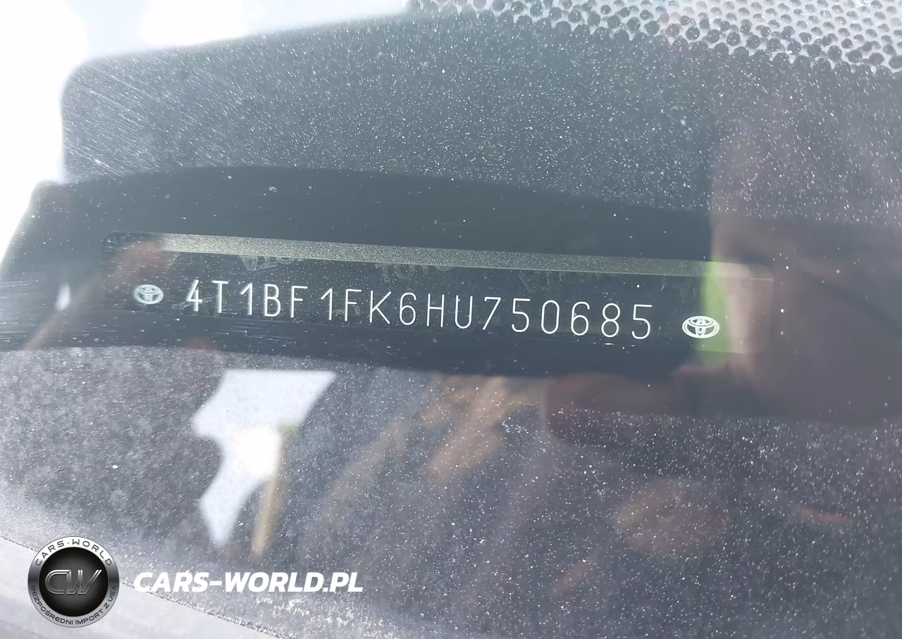 2017 Toyota Camry Xle VIN:4T1BF1FK6HU750685 - 17