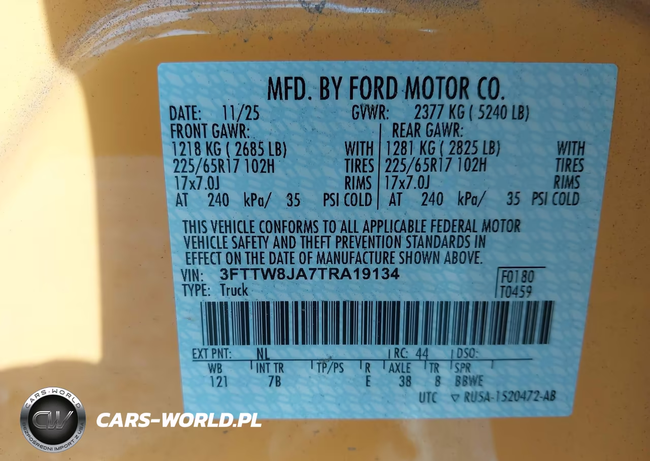 2026 Ford Maverick Xlt VIN:3FTTW8JA7TRA19134 - 9