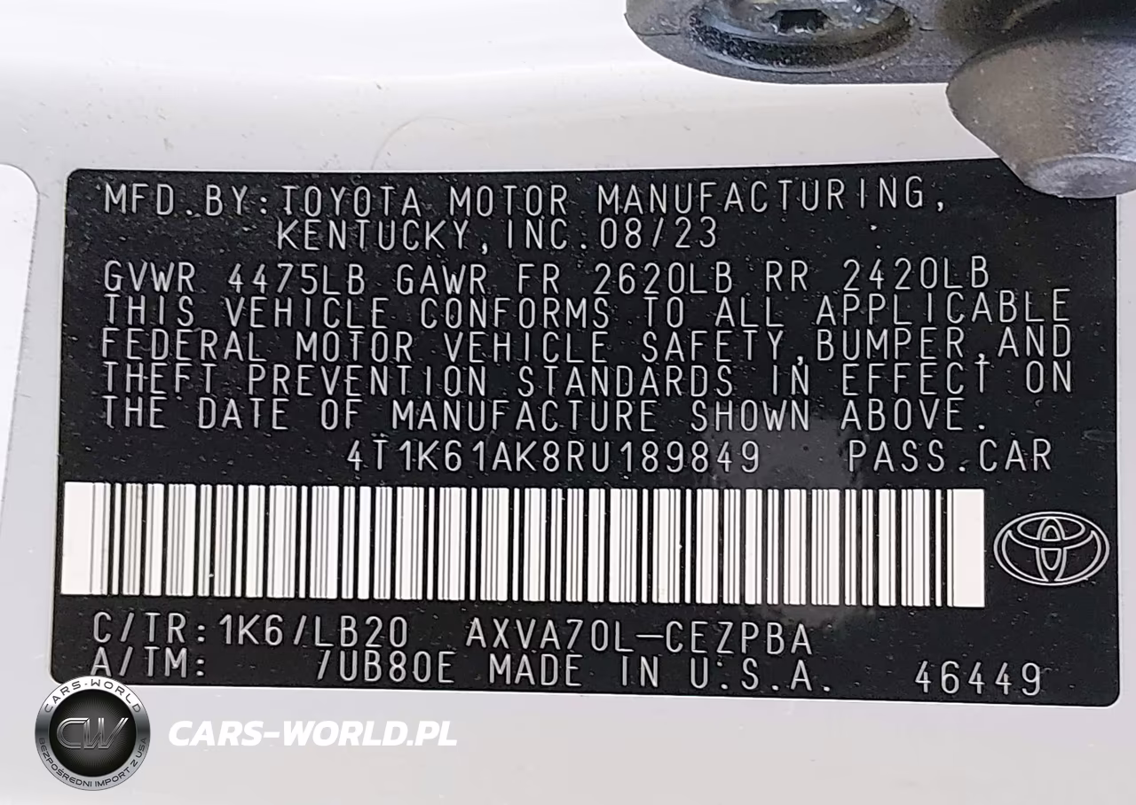 2024 Toyota Camry Xse VIN:4T1K61AK8RU189849 - 9