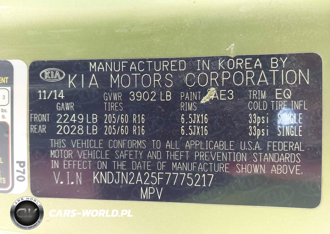 2015 Kia Soul VIN:KNDJN2A25F7775217 - 9