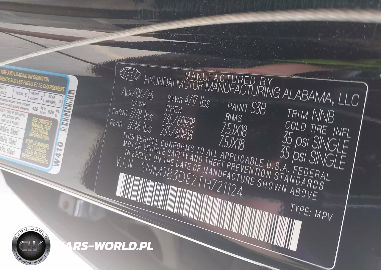 2026 Hyundai Tucson Sel VIN:5NMJB3DE2TH721124 - 9
