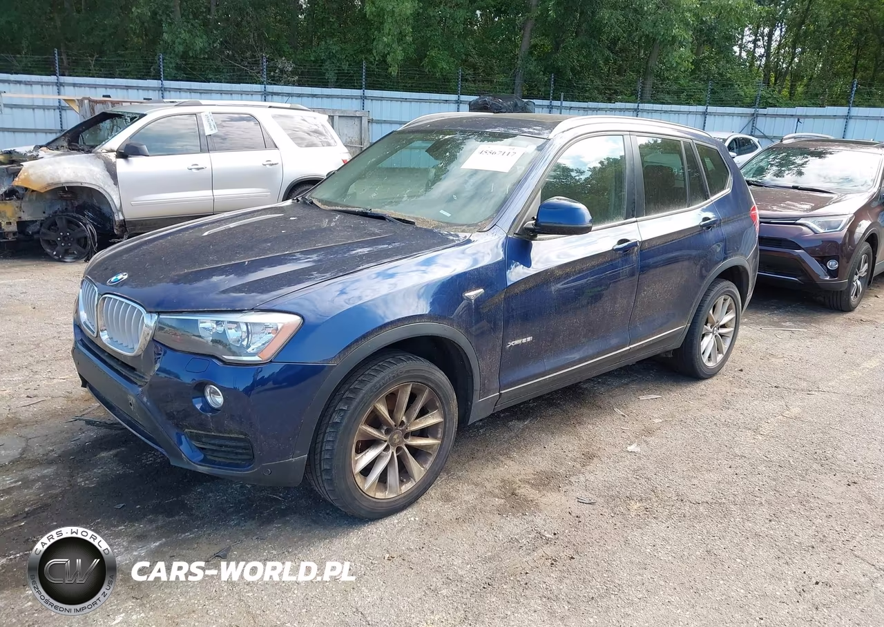 2015 BMW X3 xDrive28I VIN:5UXWX9C50F0D49896 - 2