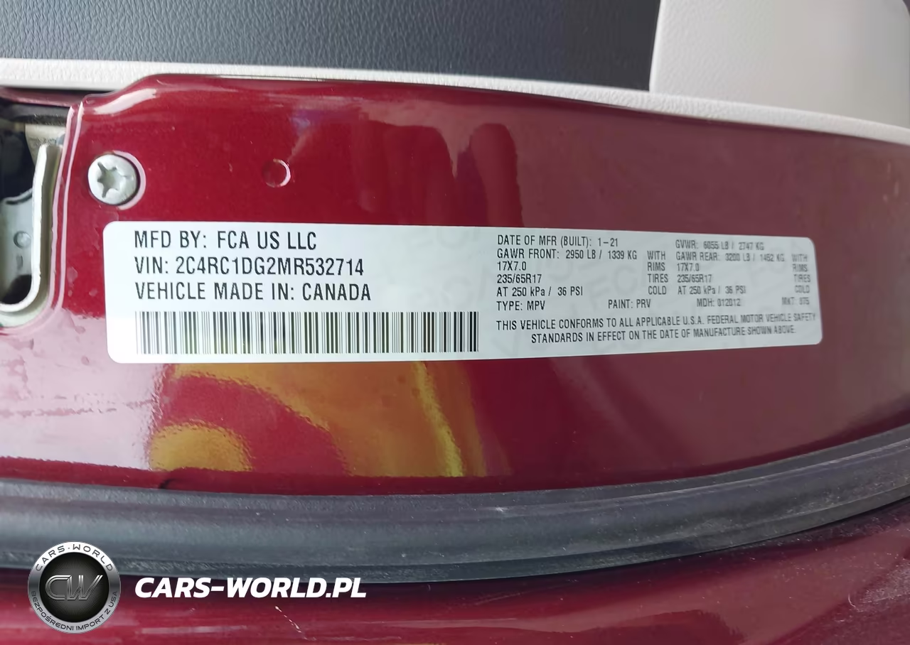 2021 Chrysler Voyager Lxi VIN:2C4RC1DG2MR532714 - 9
