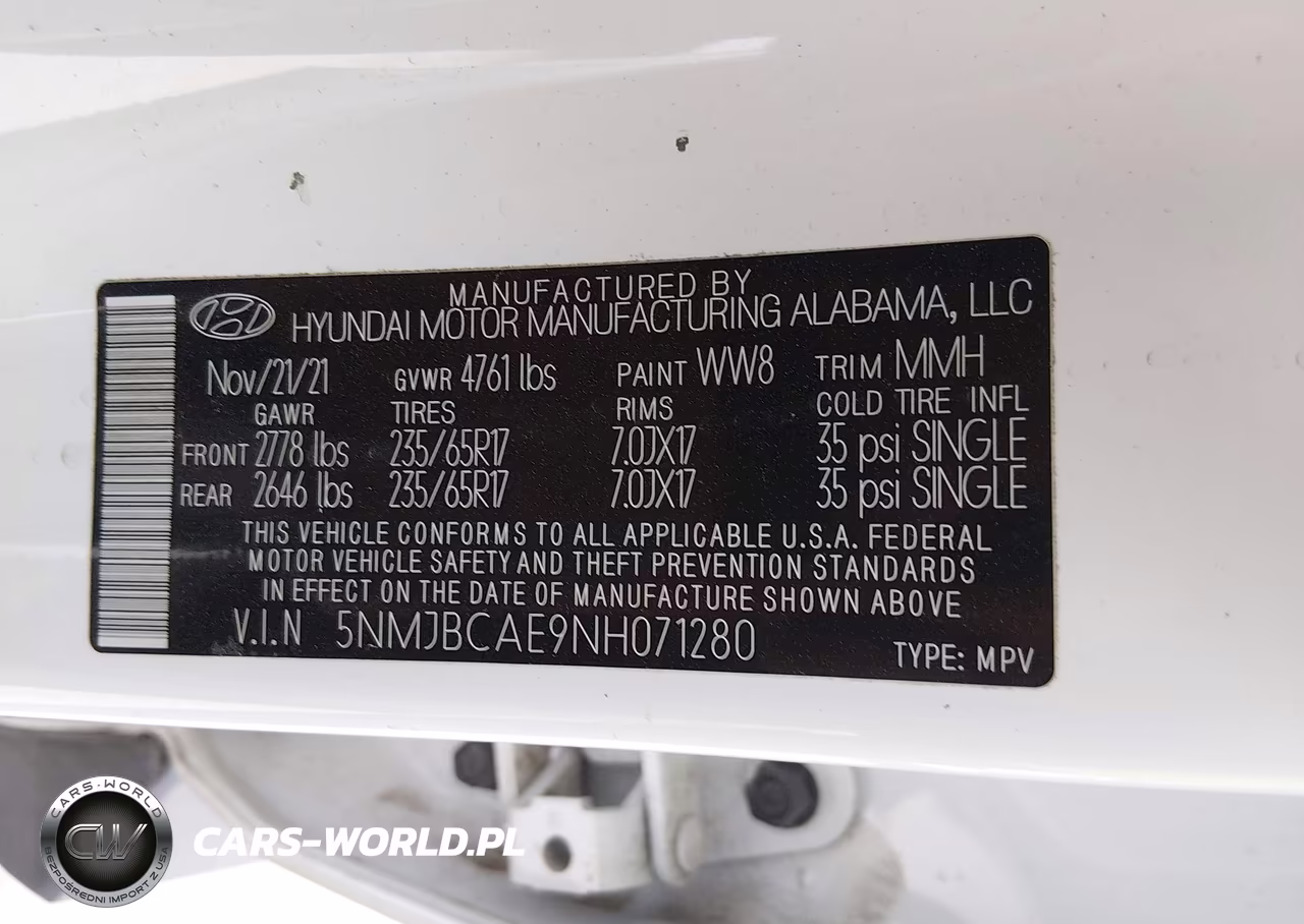 2022 Hyundai Tucson Sel VIN:5NMJBCAE9NH071280 - 9