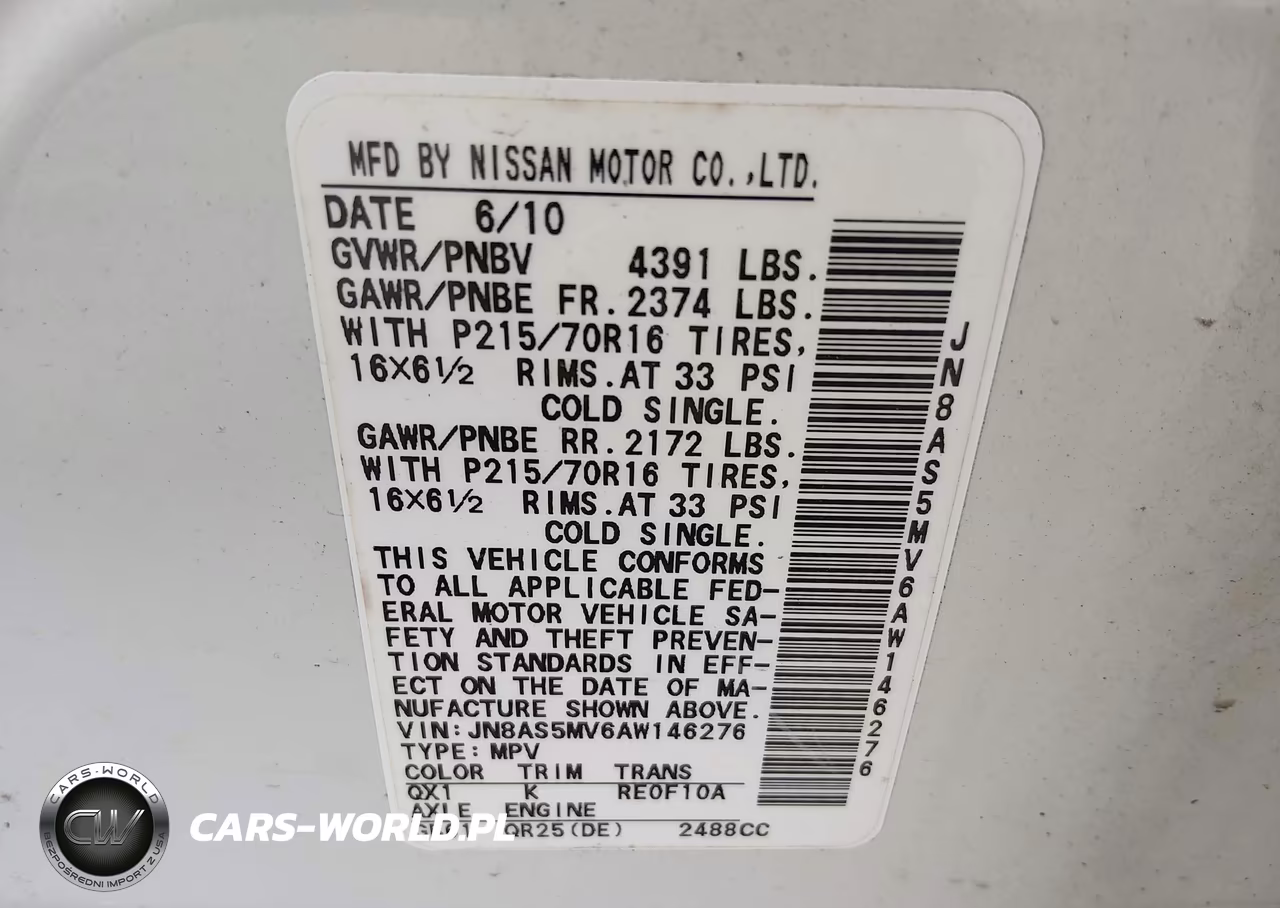 2010 Nissan Rogue S VIN:JN8AS5MV6AW146276 - 9