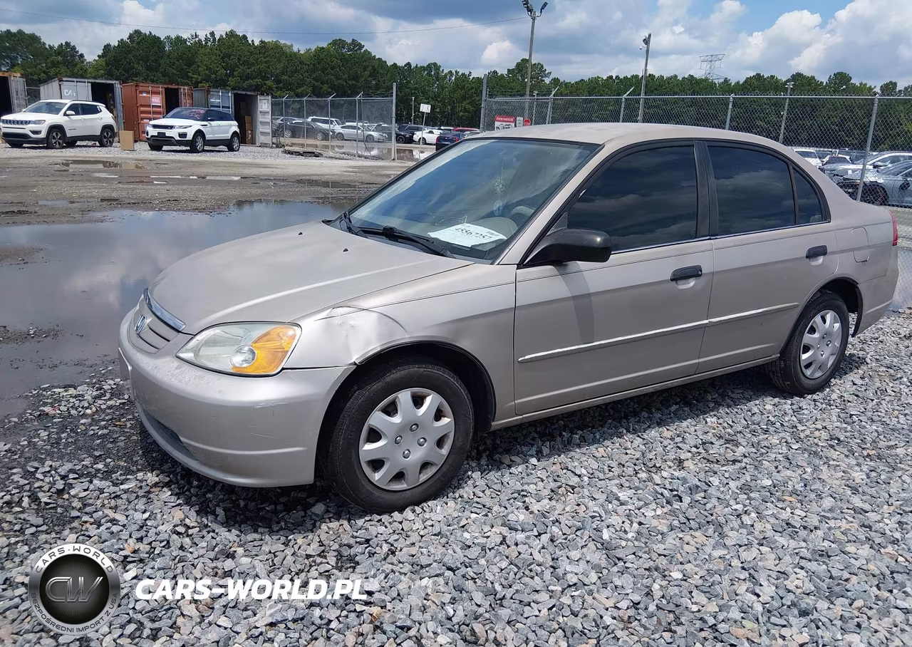 2001 Honda Civic Lx VIN:2HGES16531H538537 - 2