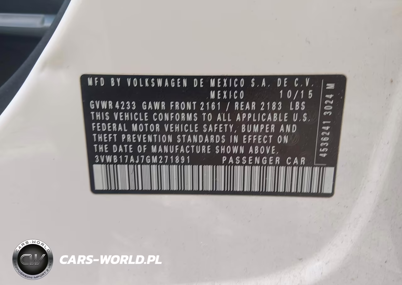 2016 Volkswagen Jetta 1.8T Sport VIN:3VWB17AJ7GM271891 - 9