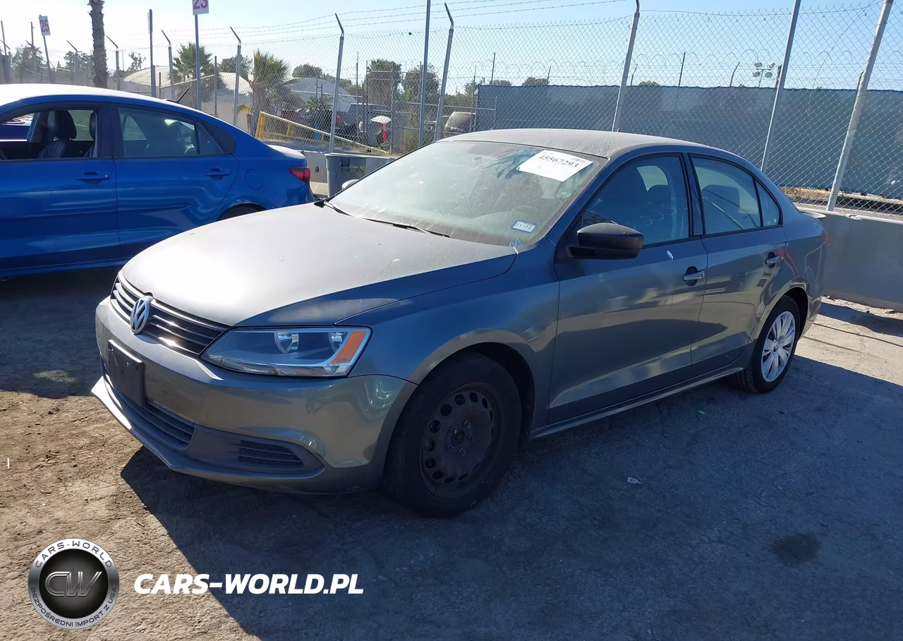 2012 Volkswagen Jetta 2.0L S VIN:3VW2K7AJ0CM347944 - 2