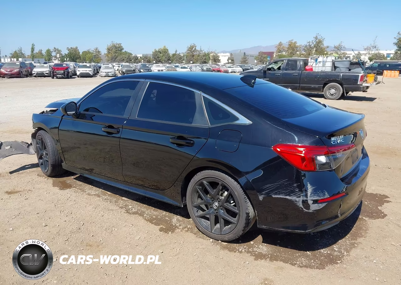 2024 Honda Civic Lx VIN:2HGFE2F23RH525483 - 3