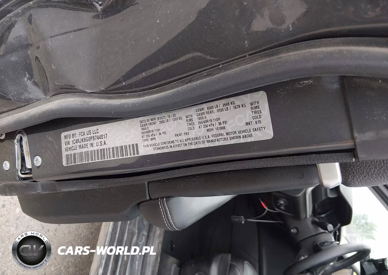 2023 Jeep Grand Cherokee L Limited 4X4 VIN:1C4RJKBG0P8744817 - 9
