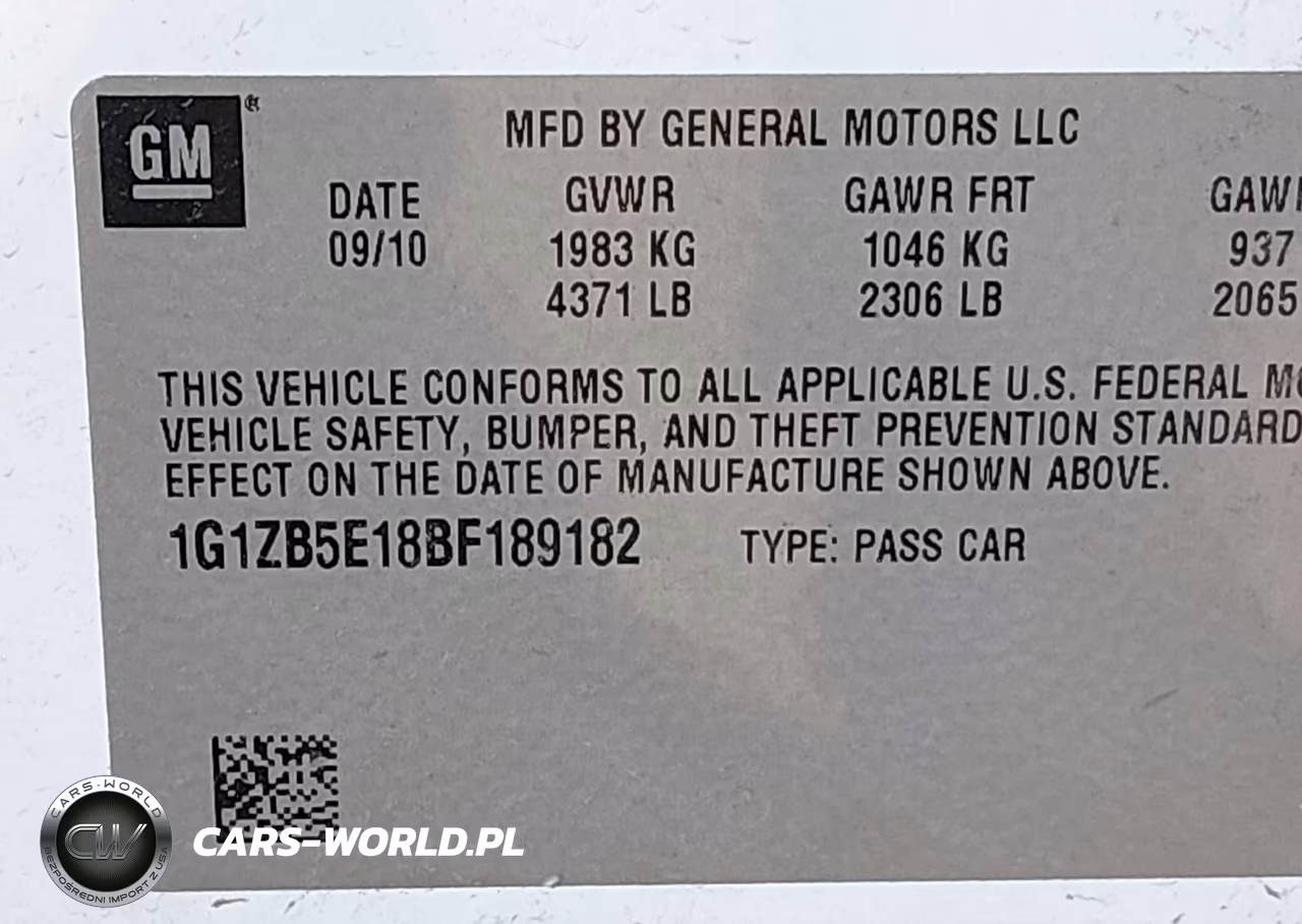 2011 Chevrolet Malibu Ls VIN:1G1ZB5E18BF189182 - 9