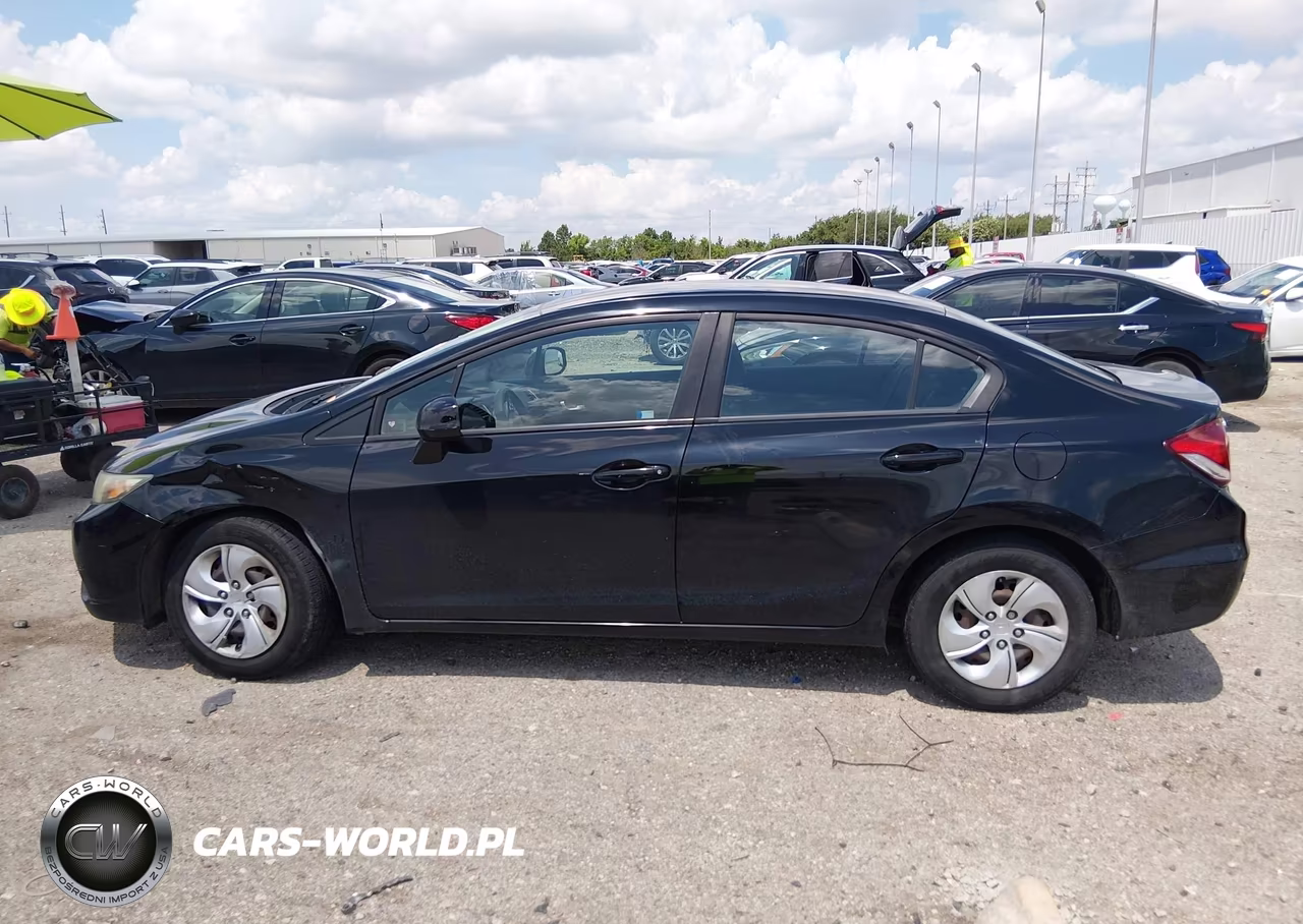 2013 Honda Civic Lx VIN:2HGFB2F50DH584325 - 14