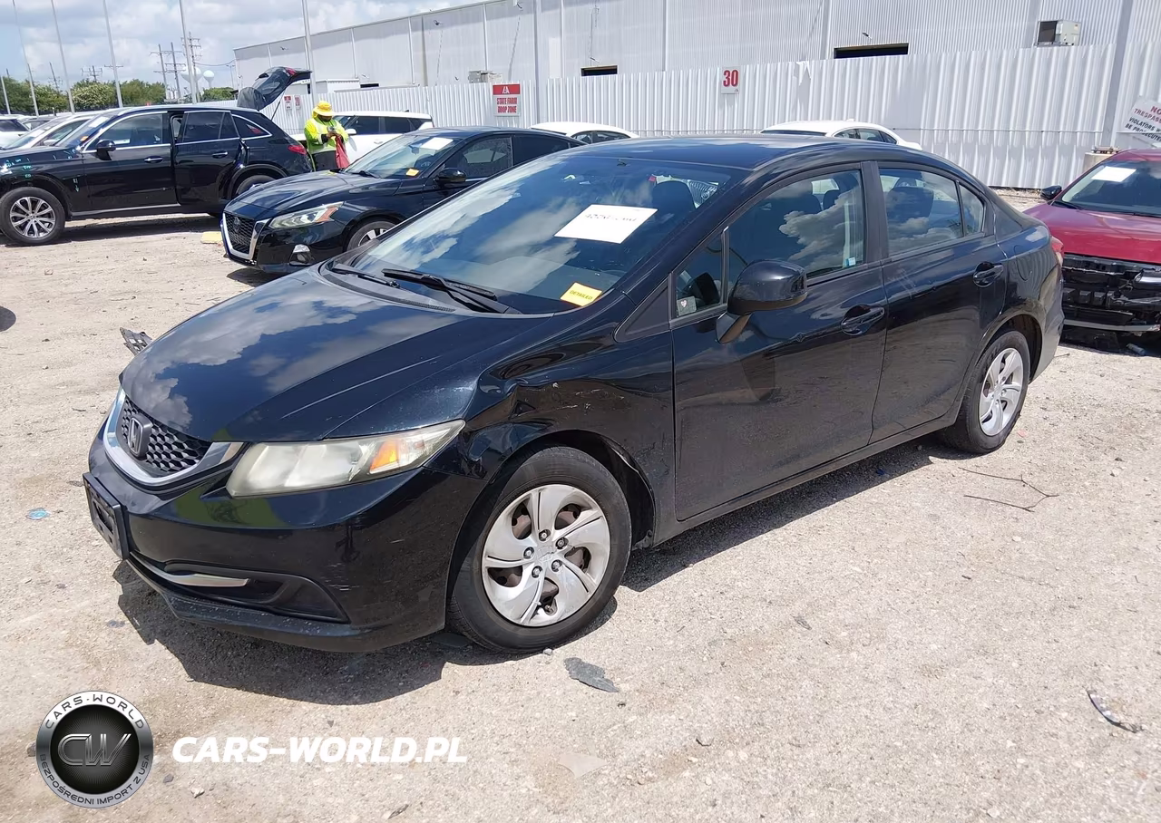 2013 Honda Civic Lx VIN:2HGFB2F50DH584325 - 2
