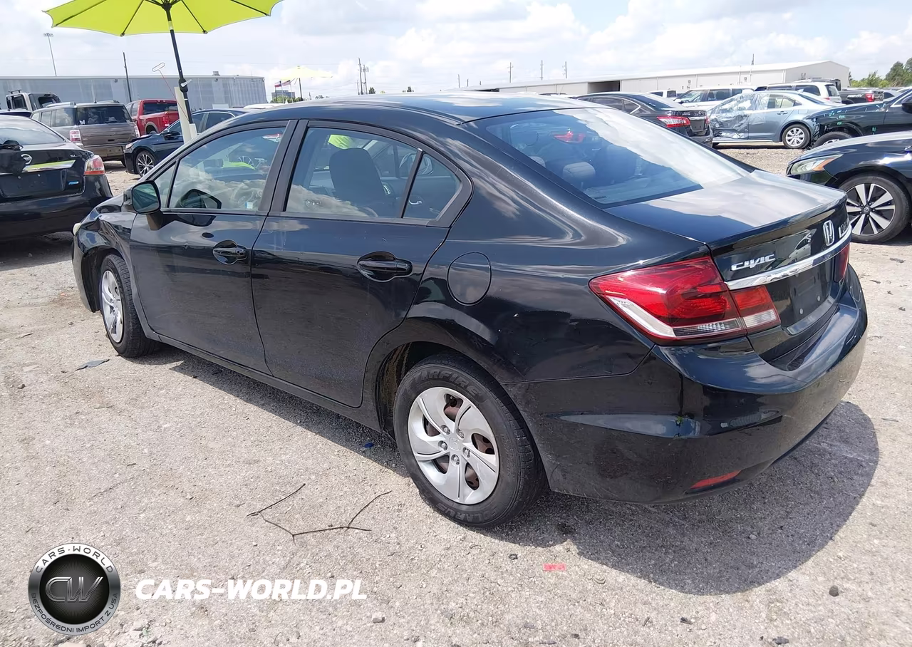 2013 Honda Civic Lx VIN:2HGFB2F50DH584325 - 3