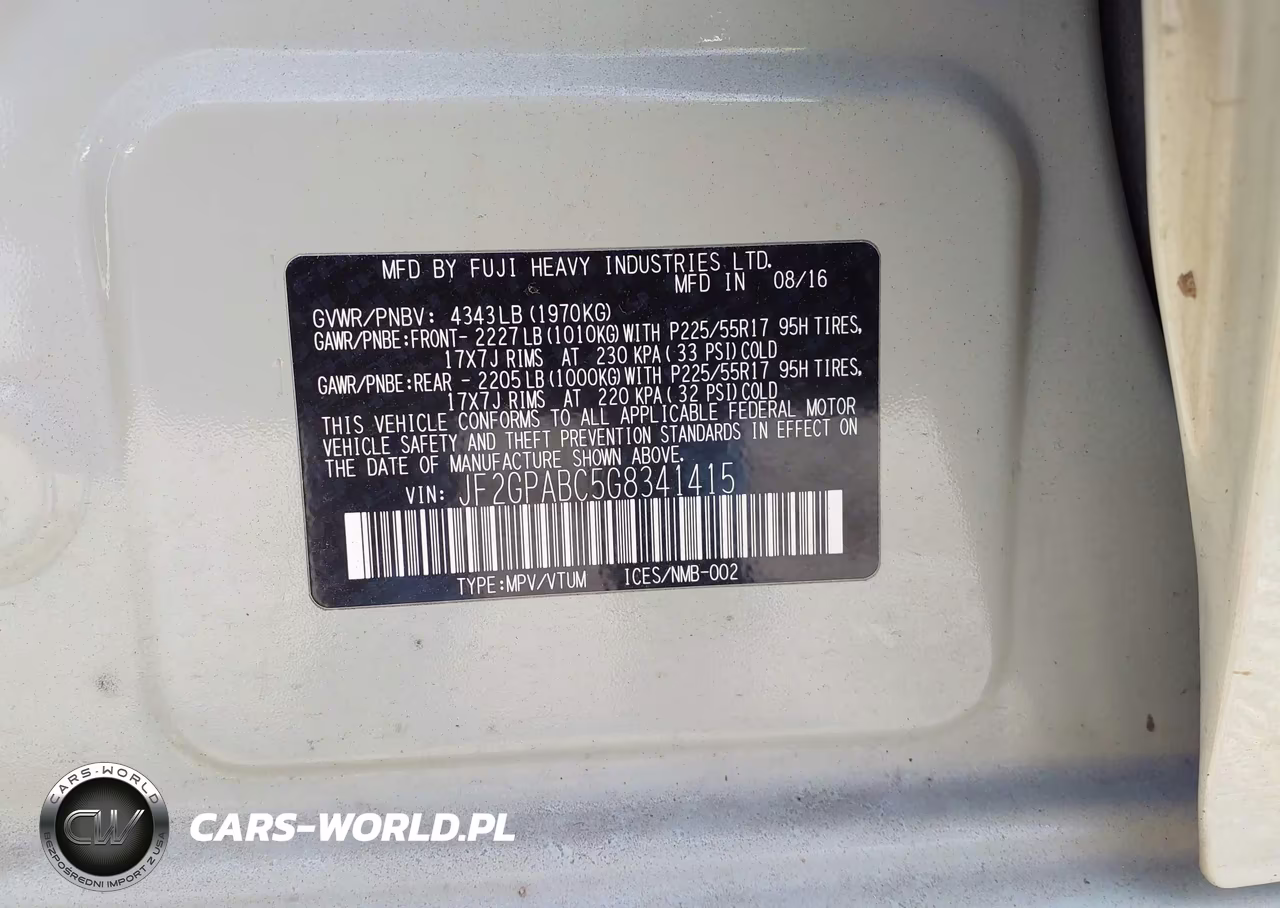 2016 Subaru Crosstrek 2.0I Premium VIN:JF2GPABC5G8341415 - 9