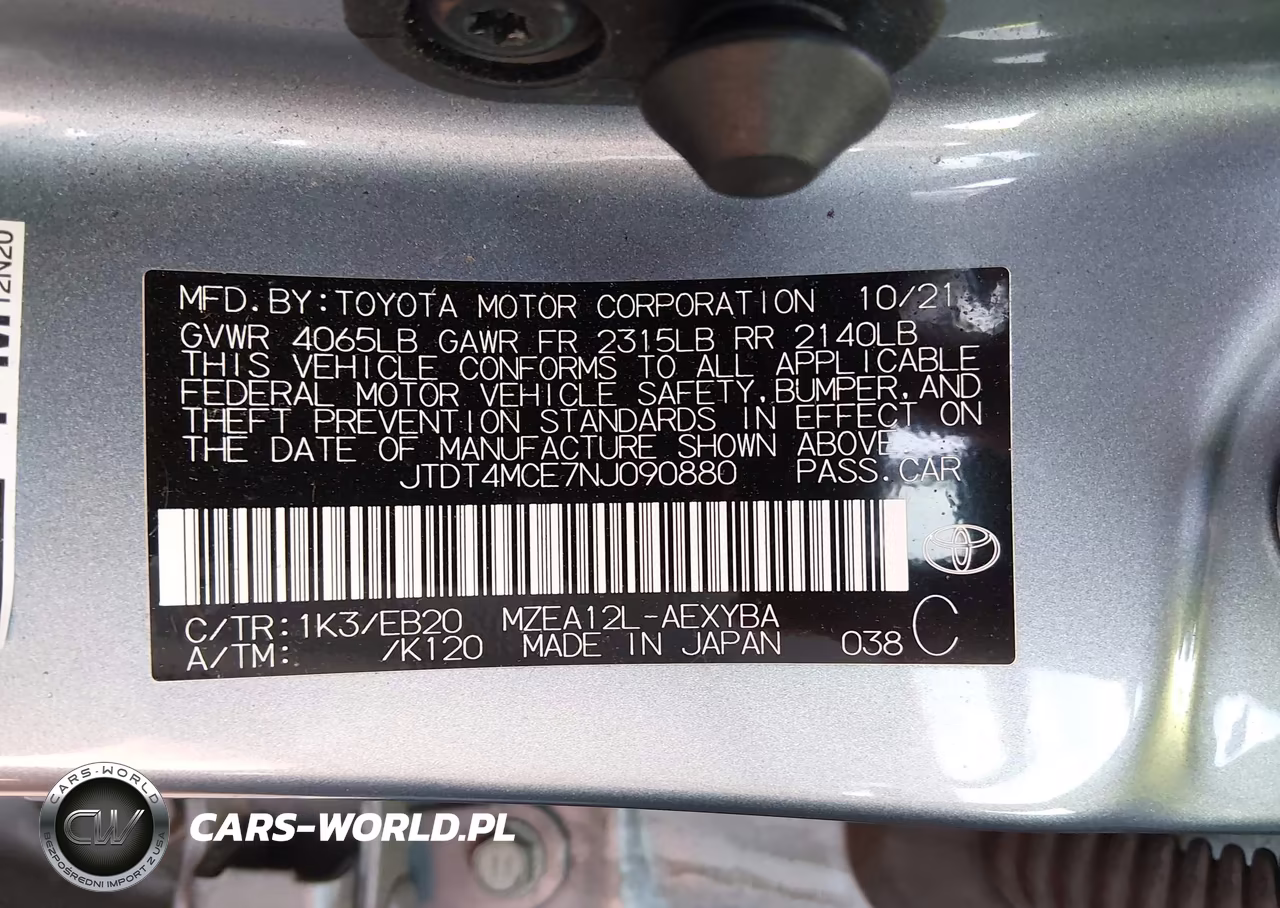 2022 Toyota Corolla Xse VIN:JTDT4MCE7NJ090880 - 9