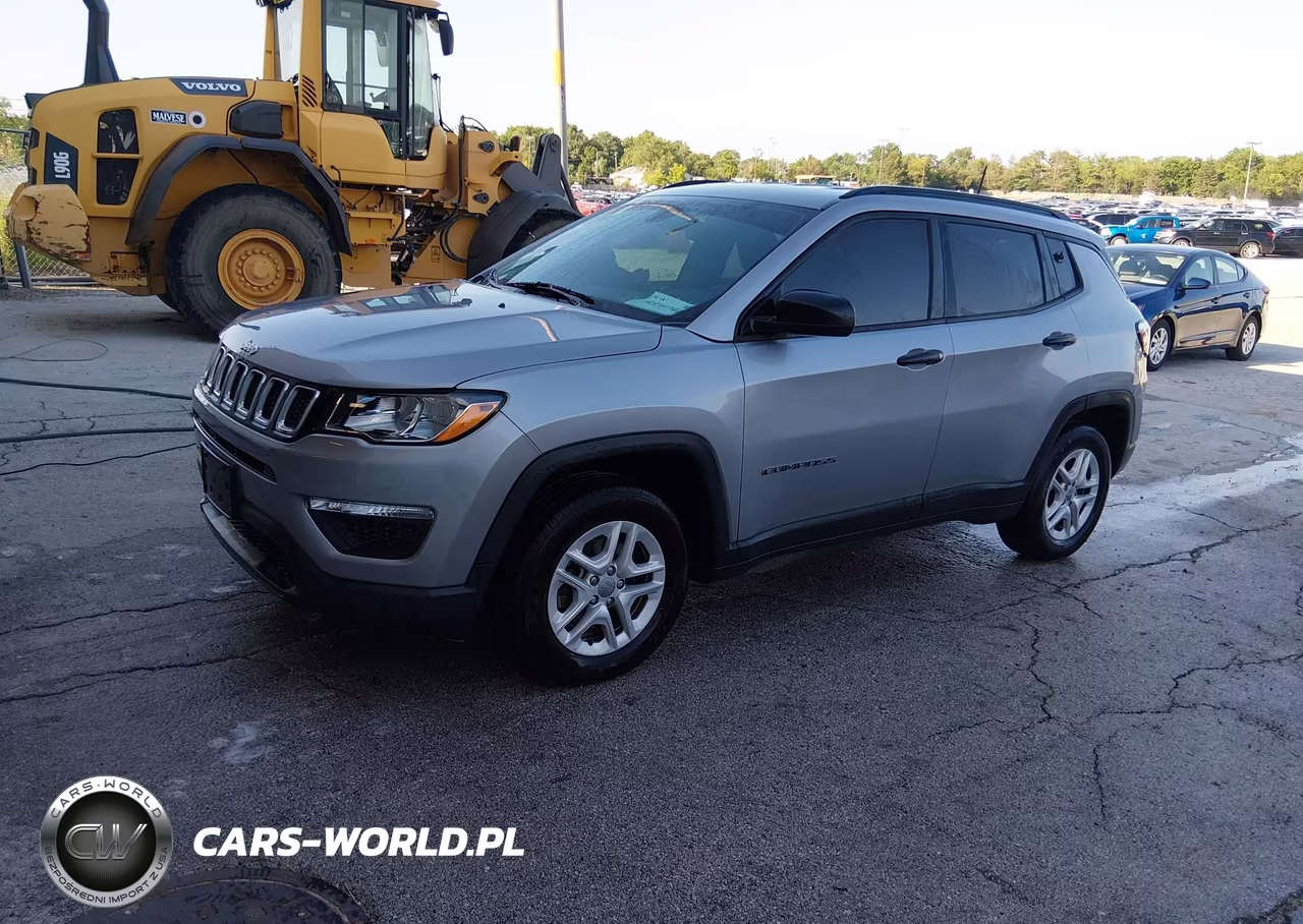 2018 Jeep Compass Sport Fwd VIN:3C4NJCAB8JT357841 - 2