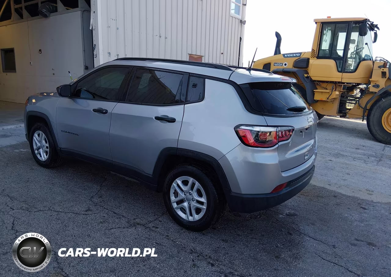 2018 Jeep Compass Sport Fwd VIN:3C4NJCAB8JT357841 - 3