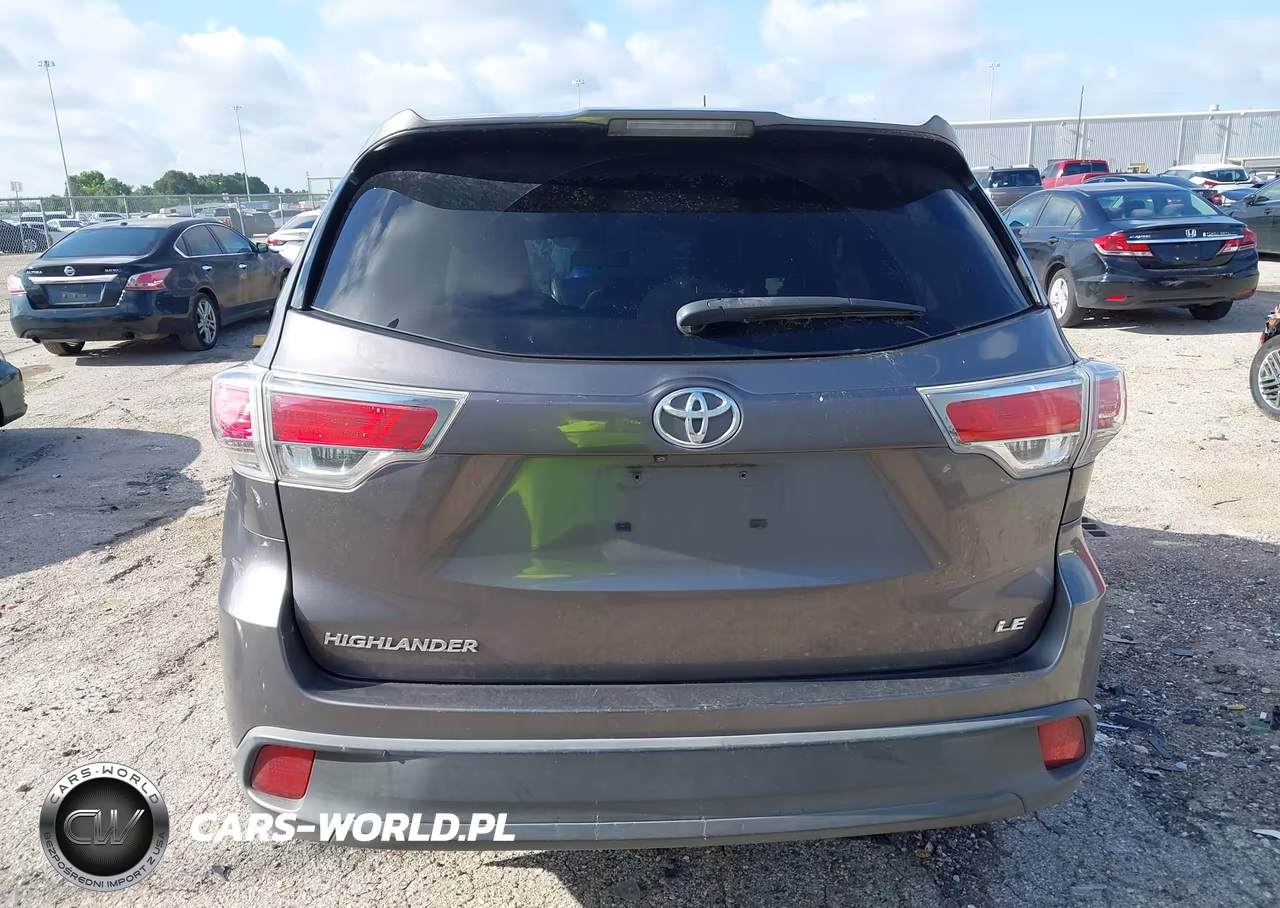 2014 Toyota Highlander Le VIN:5TDZARFH1ES004505 - 16
