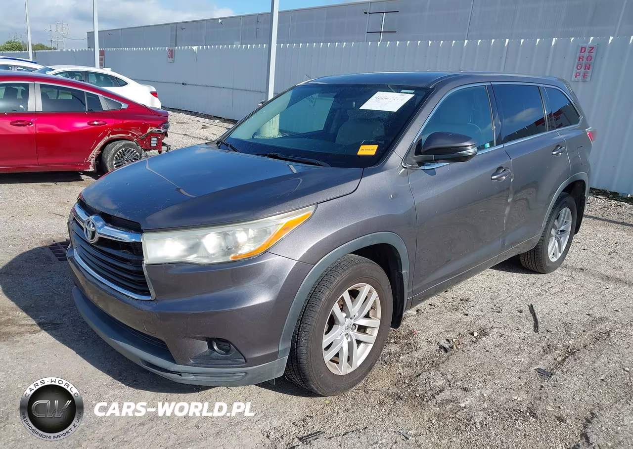 2014 Toyota Highlander Le VIN:5TDZARFH1ES004505 - 2