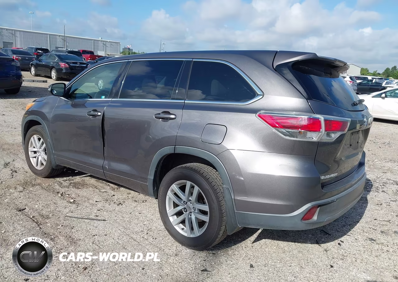 2014 Toyota Highlander Le VIN:5TDZARFH1ES004505 - 3