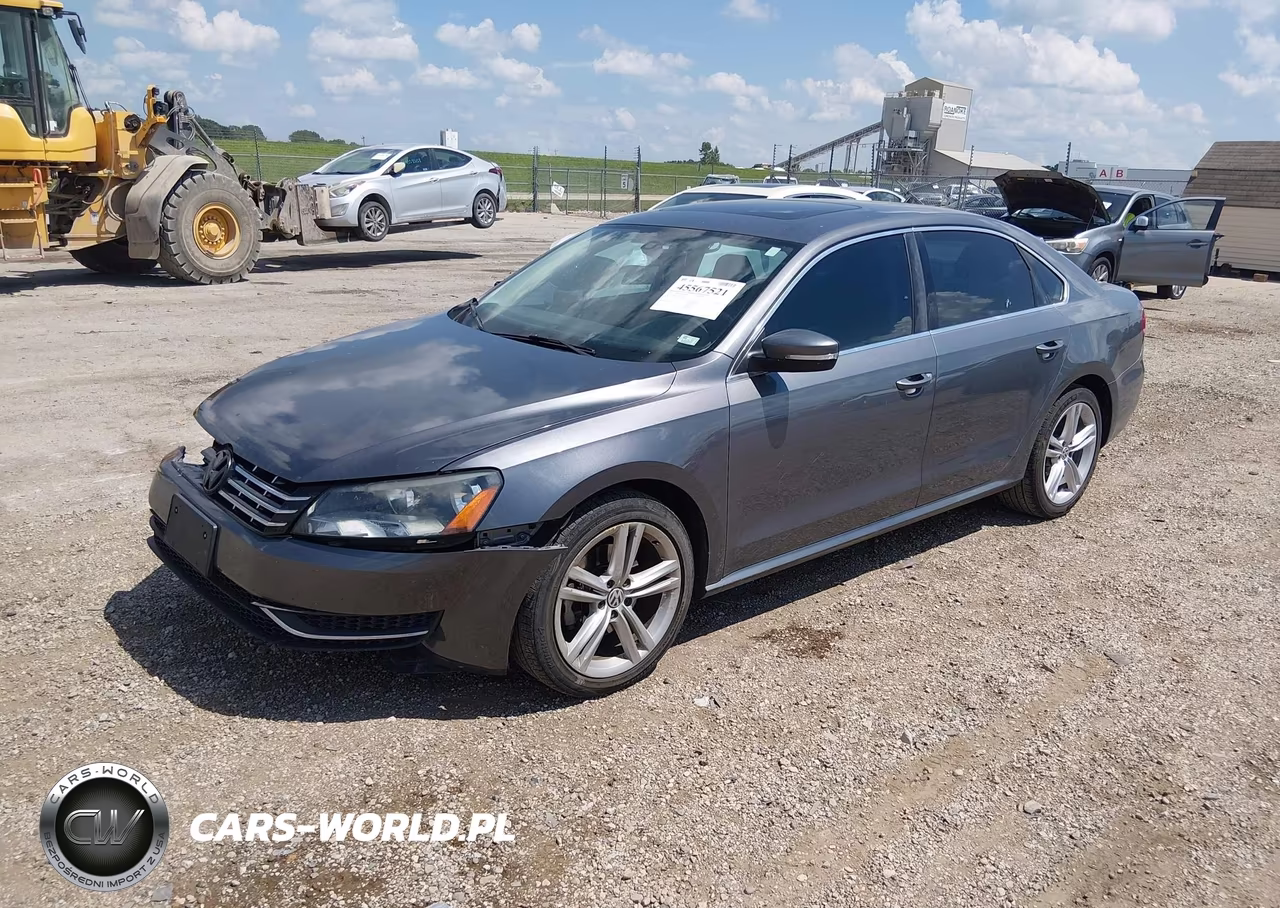 2015 Volkswagen Passat 2.0L Tdi Se VIN:1VWBV7A3XFC076423 - 2