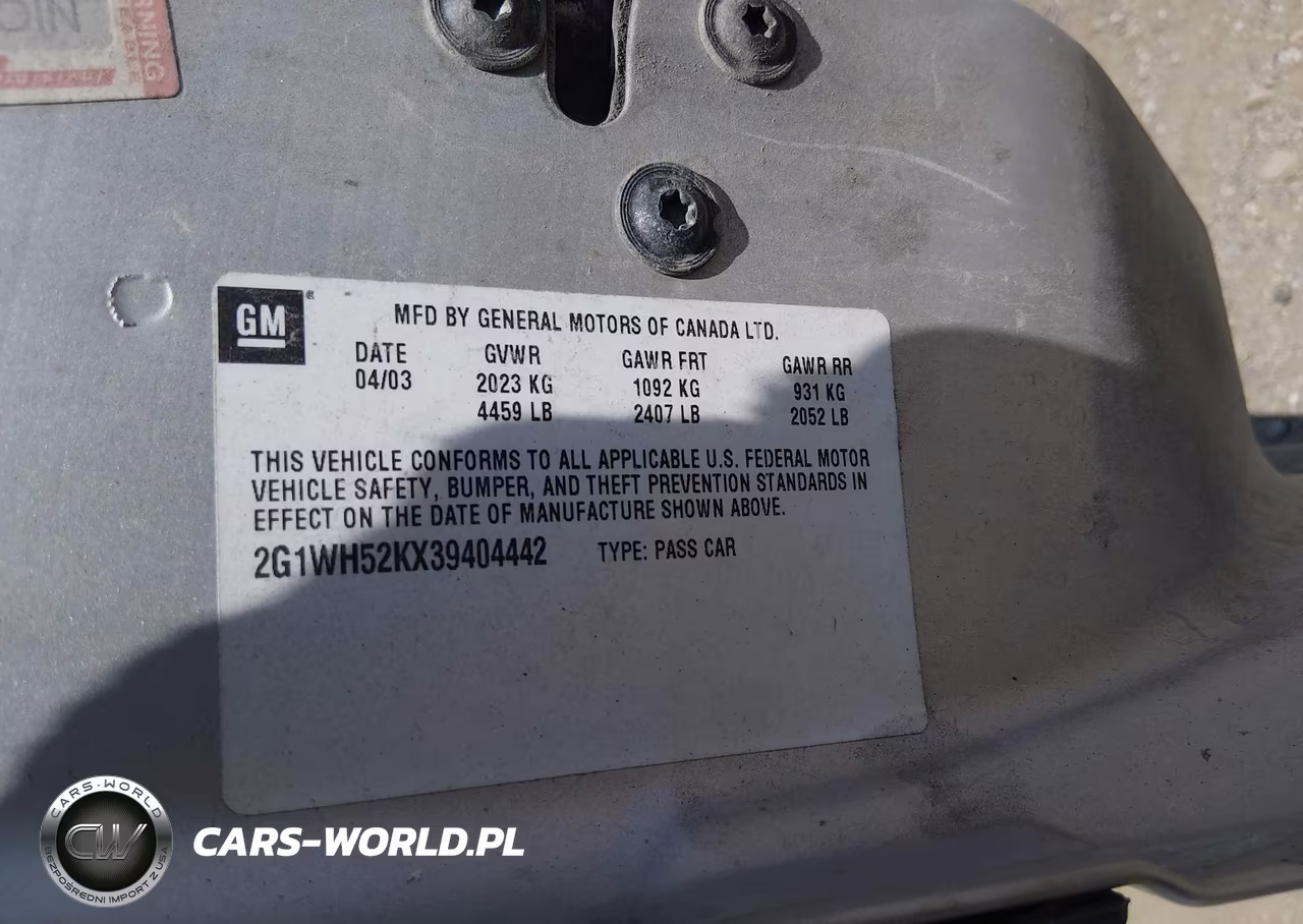 2003 Chevrolet Impala Ls VIN:2G1WH52KX39404442 - 9