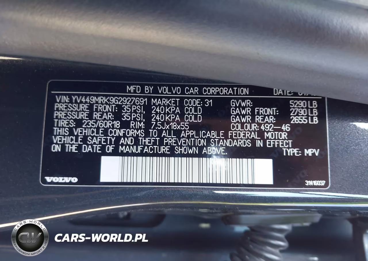 2016 Volvo Xc60 T6 Drive-E VIN:YV449MRK9G2927691 - 9
