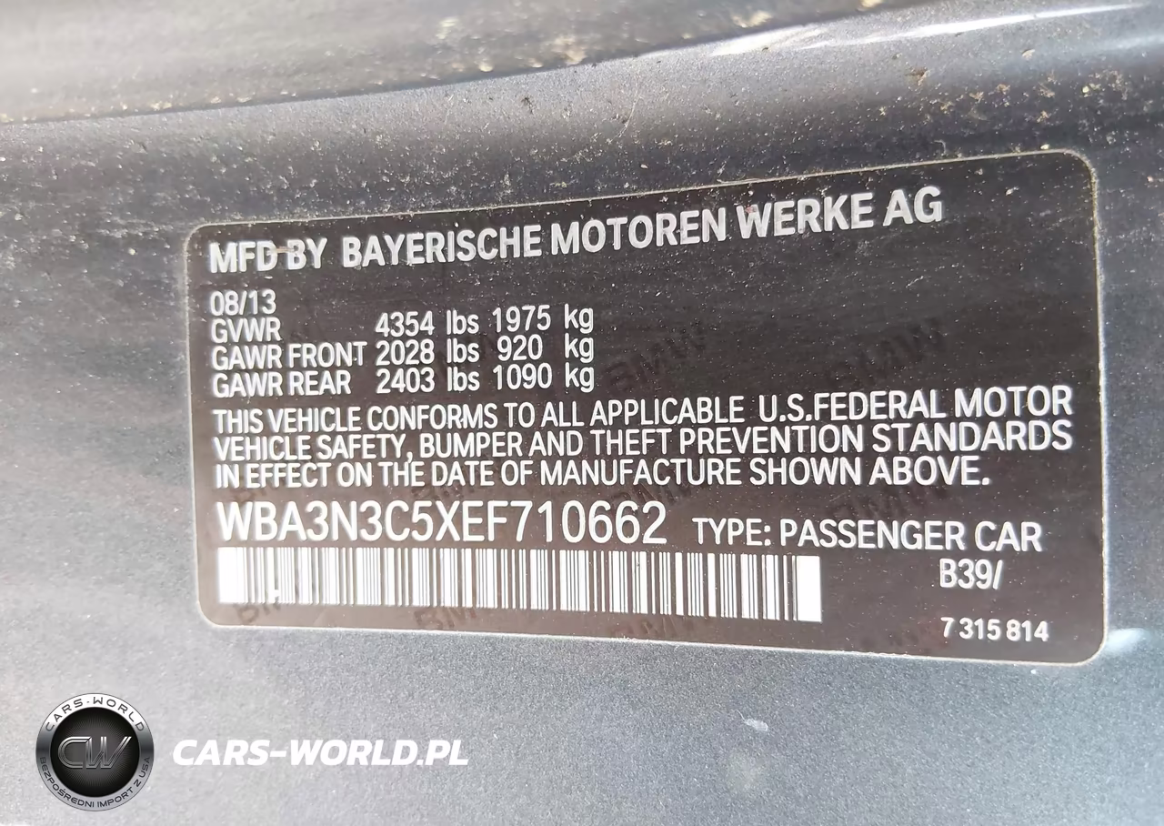 2014 BMW 428I VIN:WBA3N3C5XEF710662 - 9