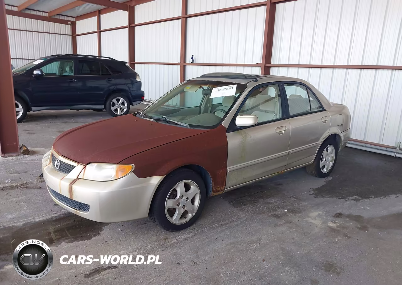 2002 Mazda Protege Dx-Es-Lx VIN:JM1BJ225821588592 - 2