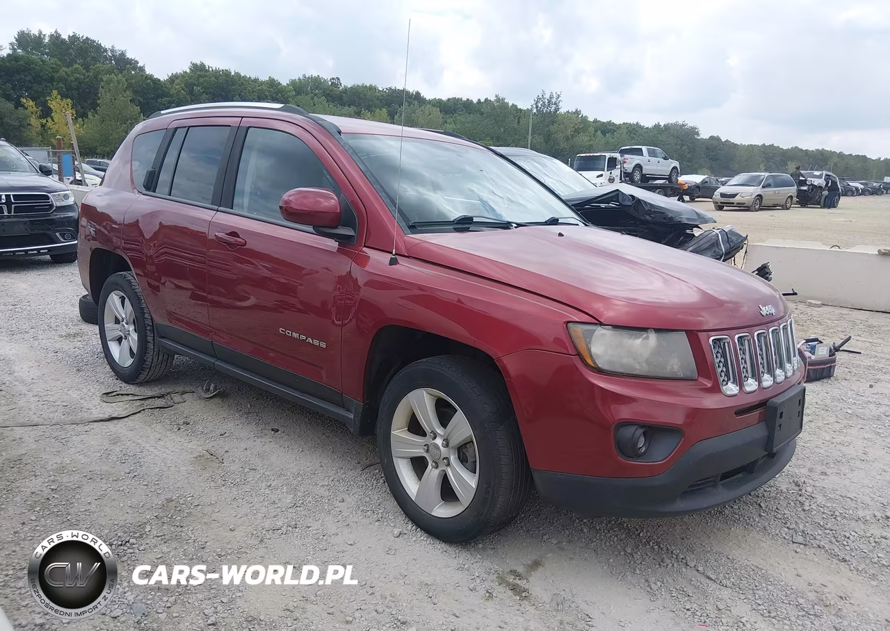 2014 Jeep Compass Latitude VIN:1C4NJCEB8ED559844 - 1