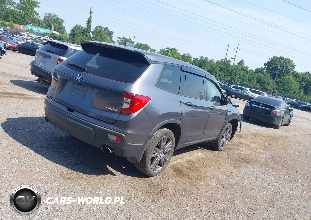 2020 Honda Passport Awd Ex-L VIN:5FNYF8H56LB004625 - 4