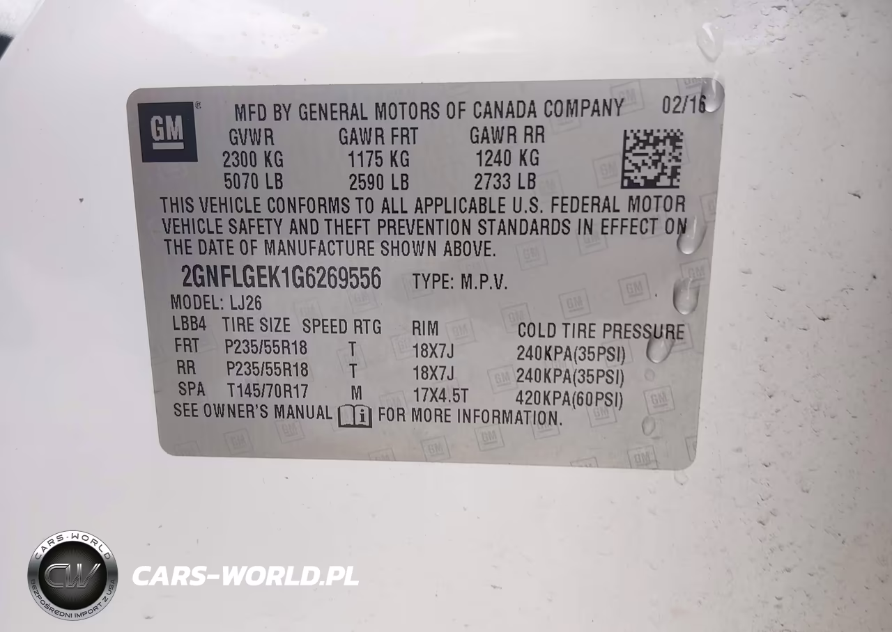 2016 Chevrolet Equinox Ltz VIN:2GNFLGEK1G6269556 - 9