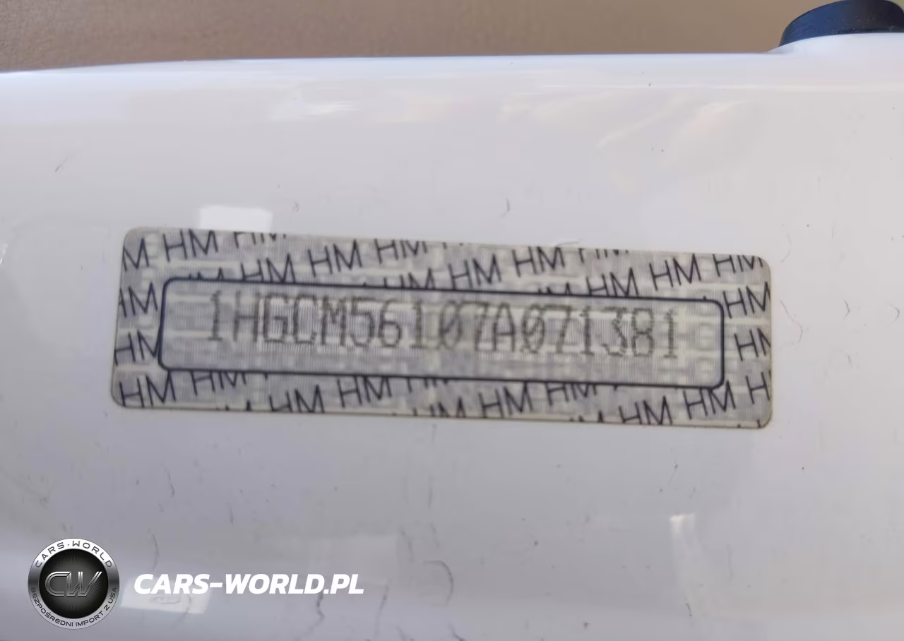 2007 Honda Accord 2.4 Vp VIN:1HGCM56107A071381 - 9