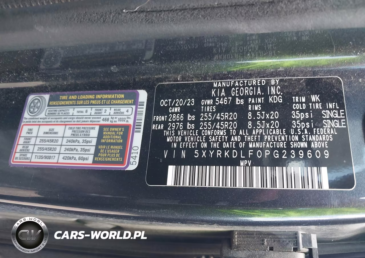 2023 Kia Sorento Sx VIN:5XYRKDLF0PG239609 - 9