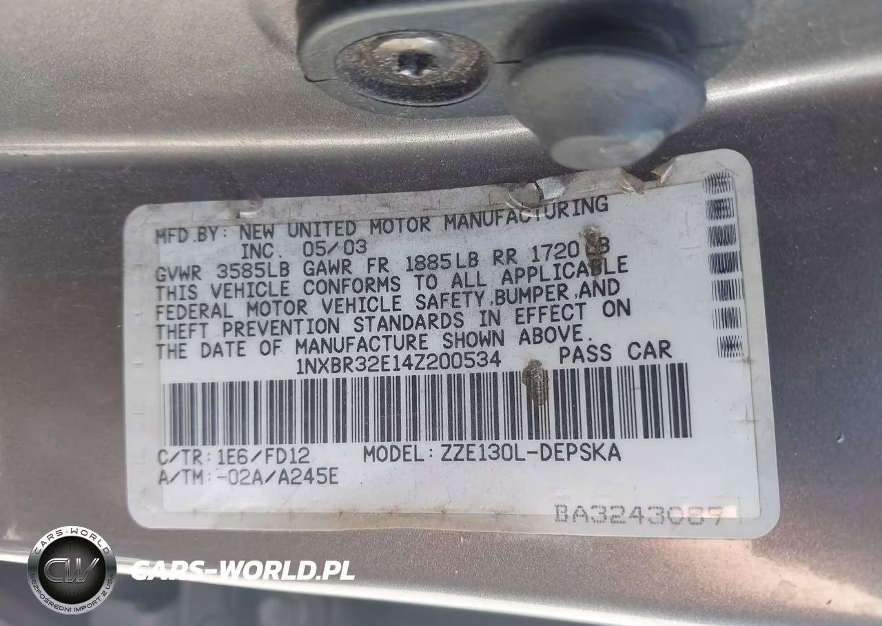 2004 Toyota Corolla S VIN:1NXBR32E14Z200534 - 9