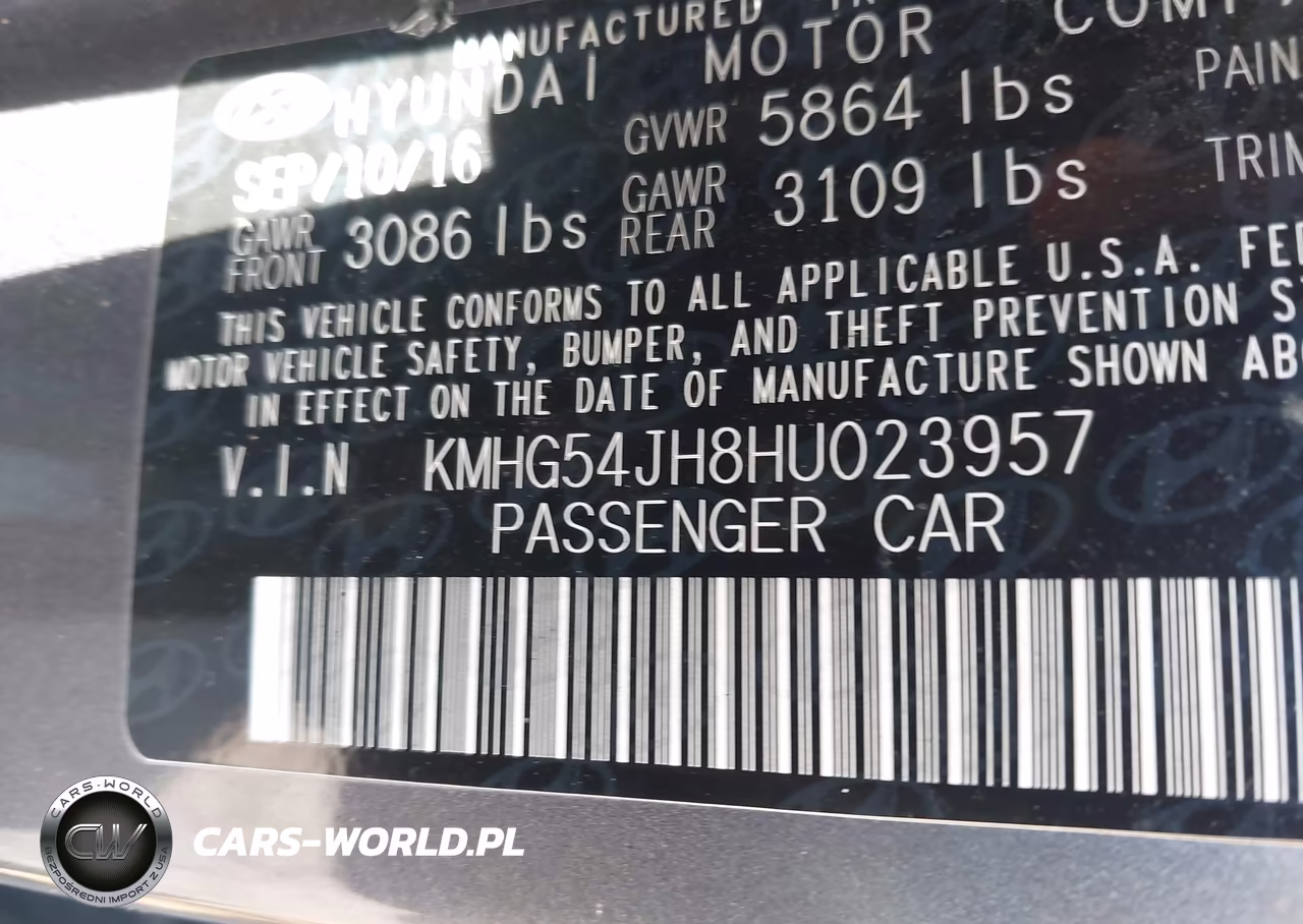 2017 Genesis G90 VIN:KMHG54JH8HU023957 - 9