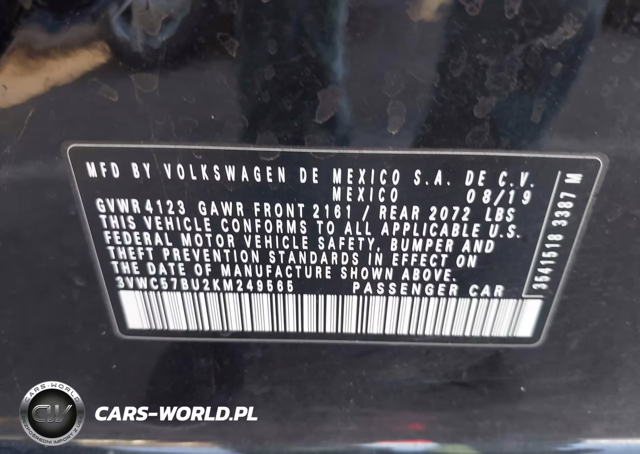 2019 Volkswagen Jetta 1.4T R-Line-1.4T S-1.4T Se VIN:3VWC57BU2KM249565 - 9