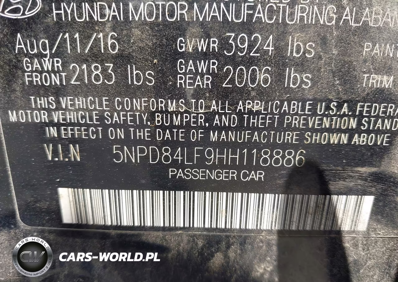 2017 Hyundai Elantra Value Edition VIN:5NPD84LF9HH118886 - 9