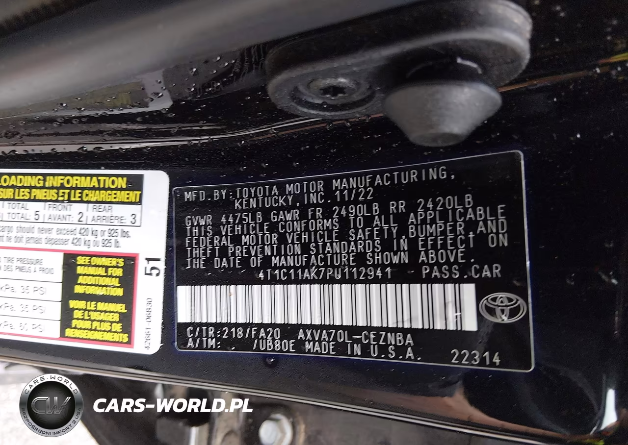 2023 Toyota Camry Le VIN:4T1C11AK7PU112941 - 9