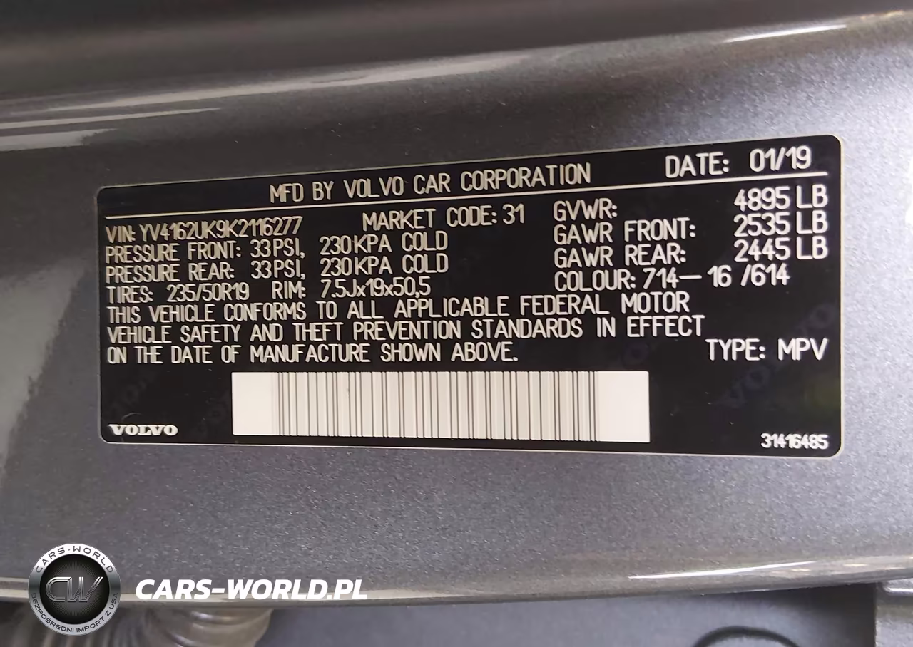 2019 Volvo Xc40 T5 Momentum VIN:YV4162UK9K2116277 - 9