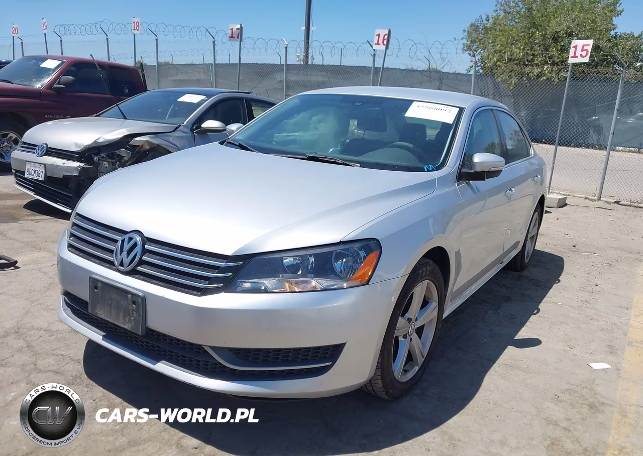 2013 Volkswagen Passat 2.5L Se VIN:1VWBH7A31DC066996 - 2